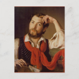 ヨハン・ライター自画像 ポストカード