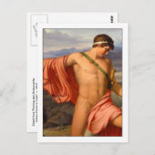 ヨハン・ルンドによるピュロスとアンドロマケ ポストカード (正面/裏面)