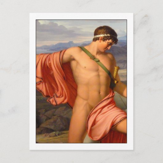 ヨハン・ルンドによるピュロスとアンドロマケ ポストカード (正面)