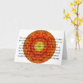 ヨハン・ヴォルフガング・フォン・ゲーテの引用語句 カード (黄色い花)