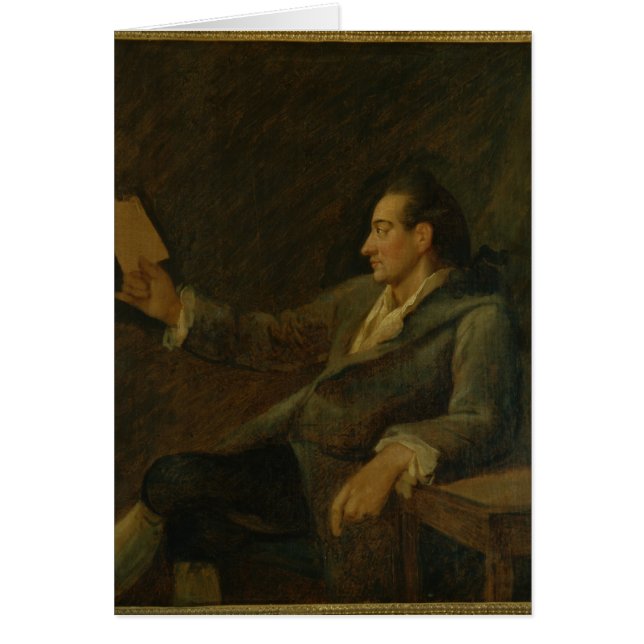 ヨハン・ヴォルフガング・フォン・ゲーテ1775年 (正面)