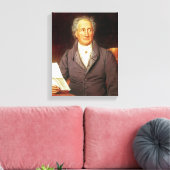 ヨハン・ヴォルフガング・フォン・ゲーテ1828 キャンバスプリント (インサイチュ (リビング))