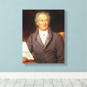 ヨハン・ヴォルフガング・フォン・ゲーテ1828 キャンバスプリント (インサイチュ (ウッドフロア))