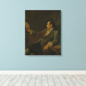 ヨハン・ヴォルフガング・フォン・ゲーテ, 1775 キャンバスプリント (インサイチュ (ウッドフロア))