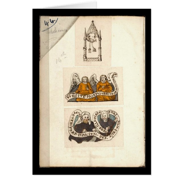 ヨハンGrasshoff 1620のプレート1による錬金術のノート (正面)