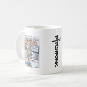 ヨハンTienhaara著干し草用フォークの実存主義のマグ コーヒーマグカップ (正面左)