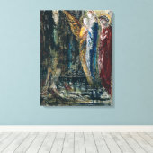 ヨブと天使, c.1890 キャンバスプリント (インサイチュ (ウッドフロア))