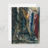 ヨブと天使， c.1890 ポストカード (正面/裏面)