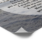 ヨブ19:25-27わたしの救い主は生きる！ ポスター (角)