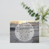 ヨブ19:25-27わたしの救い主は生きる! ポストカード (スタンド正面)