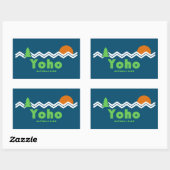 ヨホナショナルパークレトロ 長方形シール (シート)