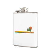 ヨホ国立公園パインツリーズ太陽 フラスク (左)