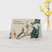 ヨムおもしろい・キプ祈ール、マンティスと花 カード (黄色い花)