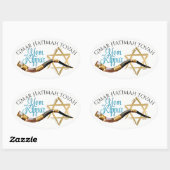 ヨムキプールステッカー 楕円形シール (シート)