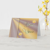 ヨム・キプルのユダヤ人の休日の絶食のユダヤ教の聖日 カード (黄色い花)