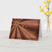 ヨム・キプルのユダヤ人の休日の絶食のユダヤ教の聖日 カード (黄色い花)