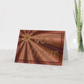 ヨム・キプルのユダヤ人の休日の絶食のユダヤ教の聖日 カード (正面)