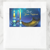 ヨム・キプール スクエア ステッカー (バッグ)