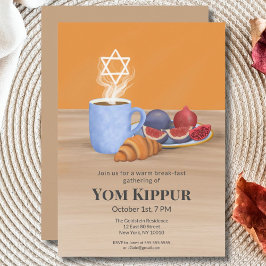 ヨム・キプール 断食明けのお祝い:コーヒー、ザクロ 招待状