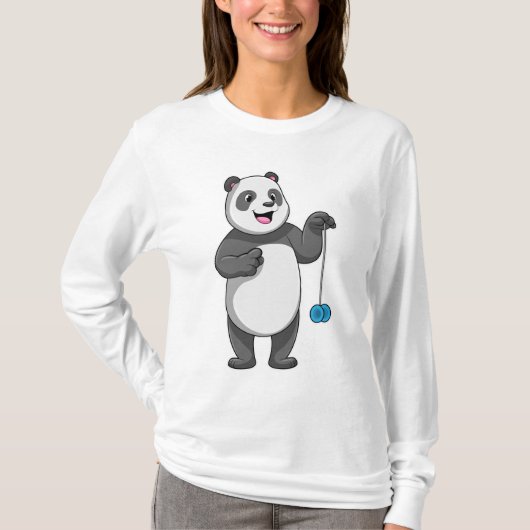 ヨヨ付きパンダ Tシャツ (正面)