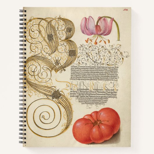 ヨリスホーフナゲルマルタゴンリリーとトマト1562 ノートブック (正面)