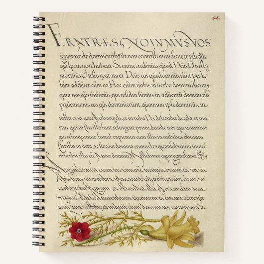 ヨリス・ホーフナジェル・フェザントの目とバターカップ1562 ノートブック (正面)