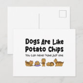 ヨルキドッグはポテトチップスみたいなもんだ ポストカード (正面/裏面)