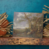 ヨルダンでバプテスマを持つ風景(c油) フォトプラーク (側面)