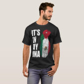 ヨルダンとメキシコの混合伝統DNAフラグ Tシャツ (正面フル)