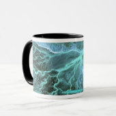 ヨルダンのうねるワジの砕氷船のマグ マグカップ (正面左)