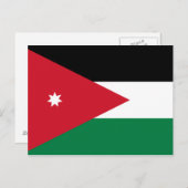 ヨルダンのはがき国旗 ポストカード (正面/裏面)