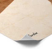 ヨルダンのアーチの光 ポスター (角)