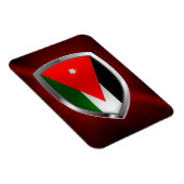 ヨルダンのメタリックエンブレム マグネット (右側)