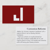 ヨルダンの大会 名刺 (正面/裏面)