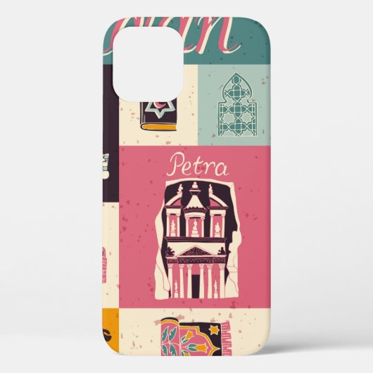 ヨルダンの文化と国の色。コレクションo Case-Mate iPhoneケース (裏面)
