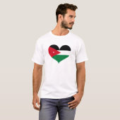 ヨルダンの旗が大好き Tシャツ (正面フル)