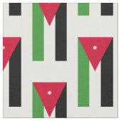 ヨルダンの旗 ファブリック (クローズアップ)