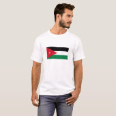 ヨルダンの旗 Tシャツ (正面フル)