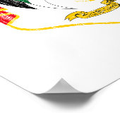 ヨルダンの紋章 ポスター (角)