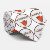 ヨルダンの自動車Coのロゴのタイ ネクタイ (ロール)