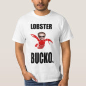 ヨルダンピーターソンのロブスターのbucko tシャツ (正面)