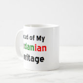 ヨルダン伝統マグカップ コーヒーマグカップ (正面左)