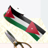 ヨルダン国旗とヨルダン旅行,休日/スポーツ グログランリボン