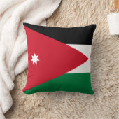 ヨルダン国旗 クッション (ブランケット)