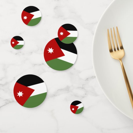 ヨルダン国旗 コンフェッティ (グループ)