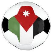 ヨルダン国旗 サッカーボール (回転)