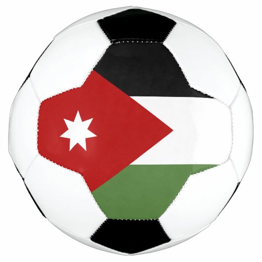 ヨルダン国旗 サッカーボール (正面)