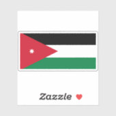 ヨルダン国旗 シール (シート)