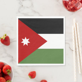 ヨルダン国旗 スタンダードランチョンナプキン