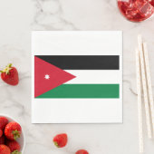 ヨルダン国旗 スタンダードランチョンナプキン (インサイチュ)